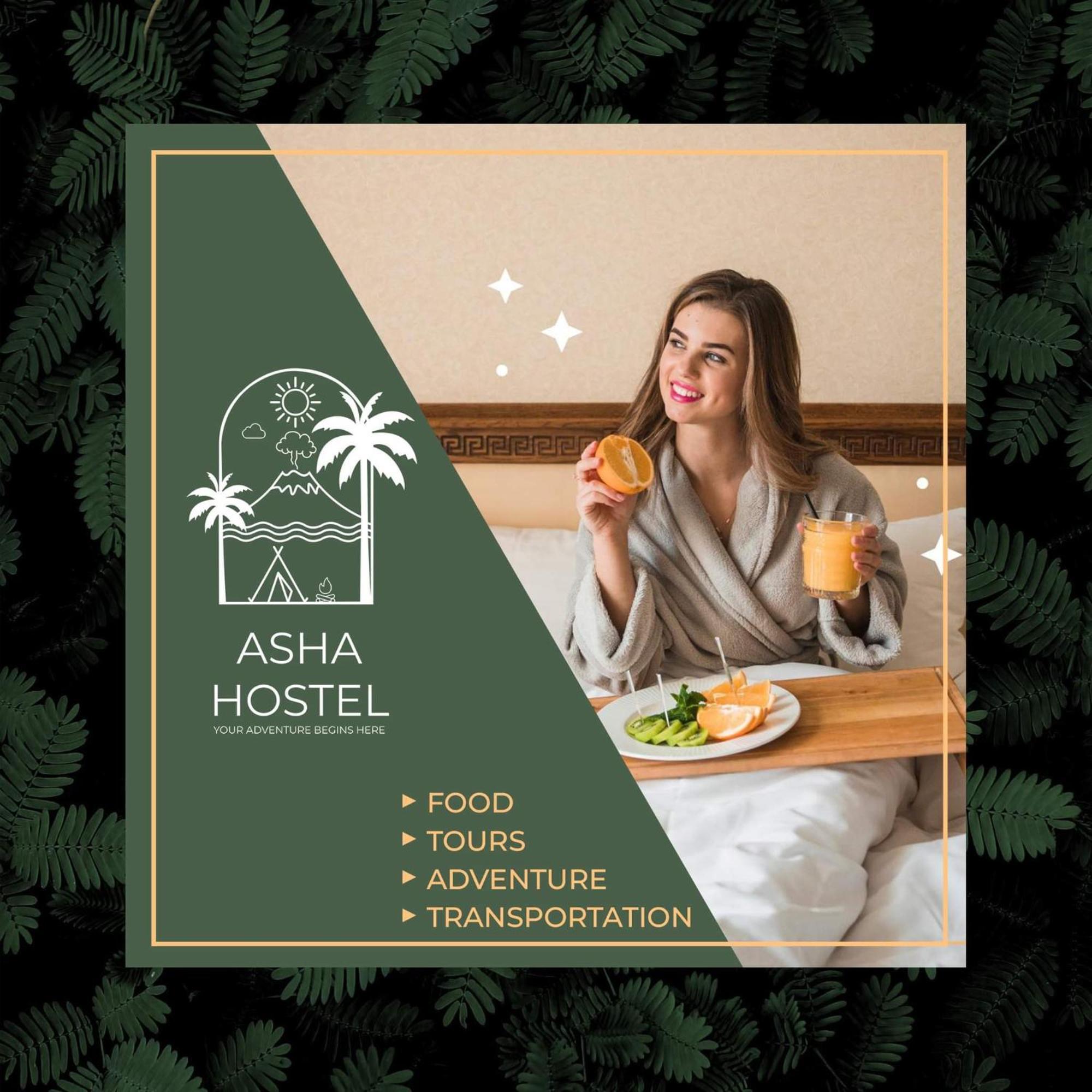 Asha Hostel Ла Фортуна Экстерьер фото